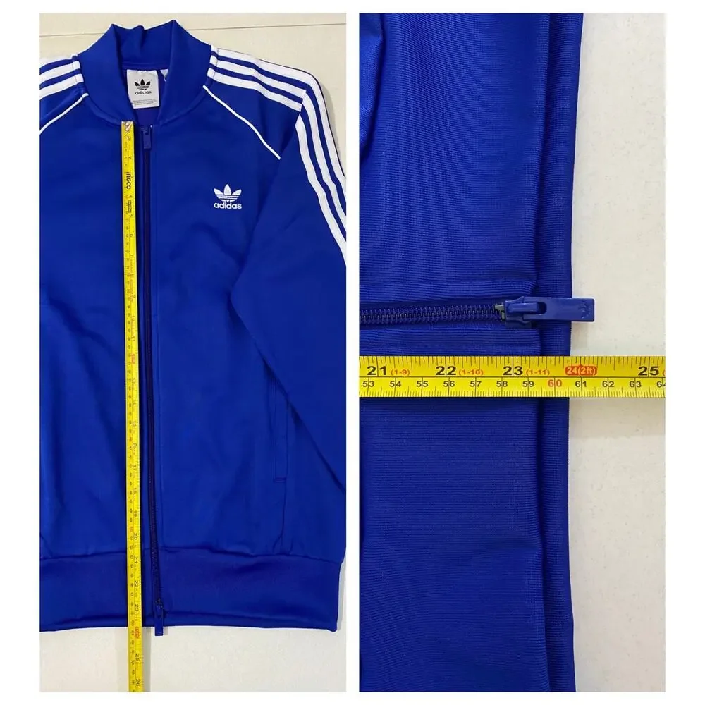 Adidas Originals Superstar Tracksuit Semi Lucid Blue White Size M